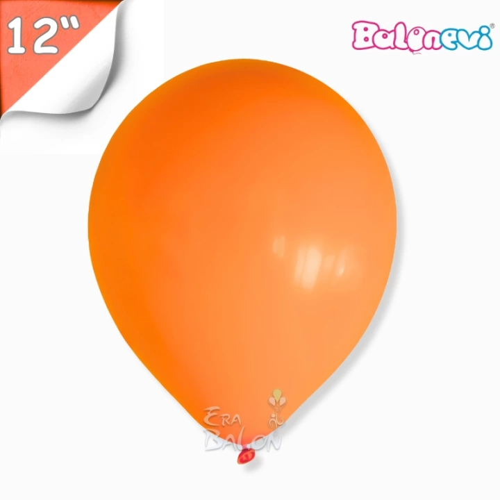 Pastel 12 Balon Balonevi Turuncu