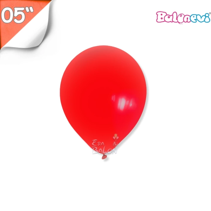 Pastel 05 Balon Balonevi Kırmızı