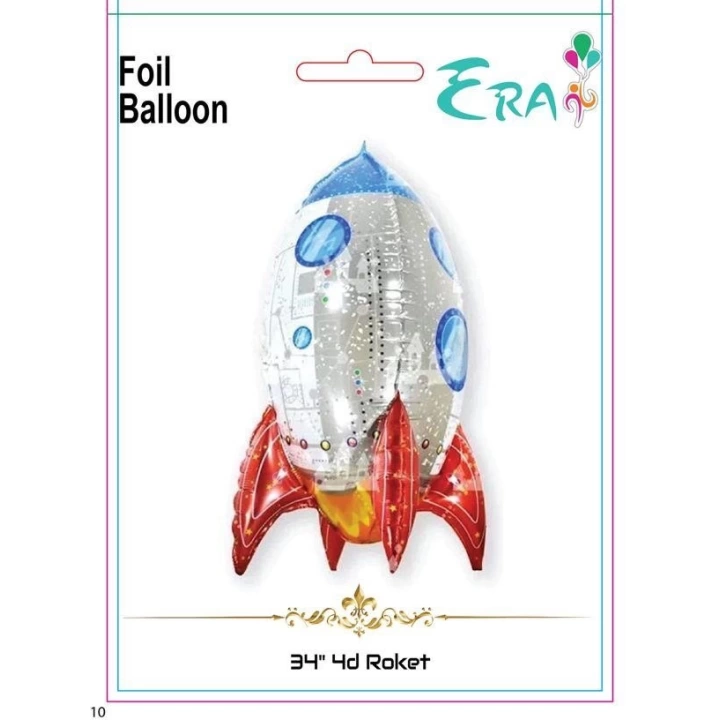 Folyo Balon Era Çin 34 Roket 4D