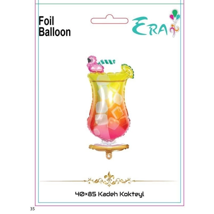 Folyo Balon Era Çin 40*85 Cm Kadeh Kokteyl