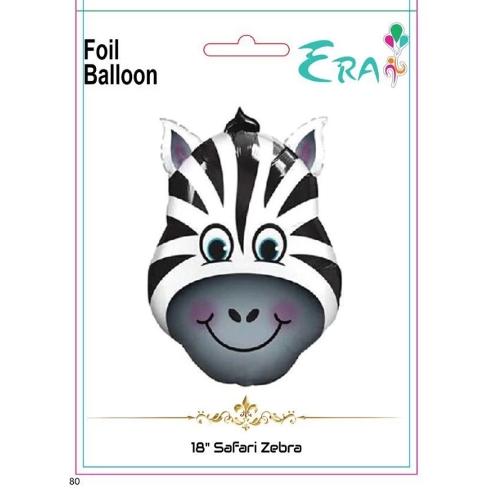 Folyo Balon Era Çin 18 Safari Zebra