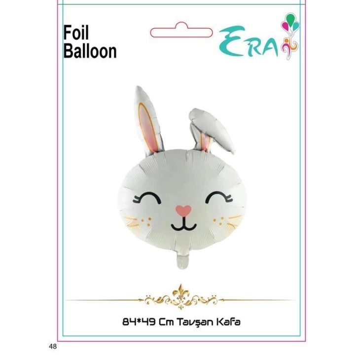 Folyo Balon Era Çin 84*49 Cm Tavşan Kafa