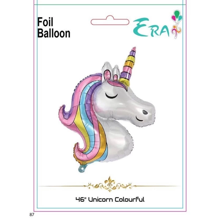 Folyo Balon Era Çin 46 Unıcorn Colourful