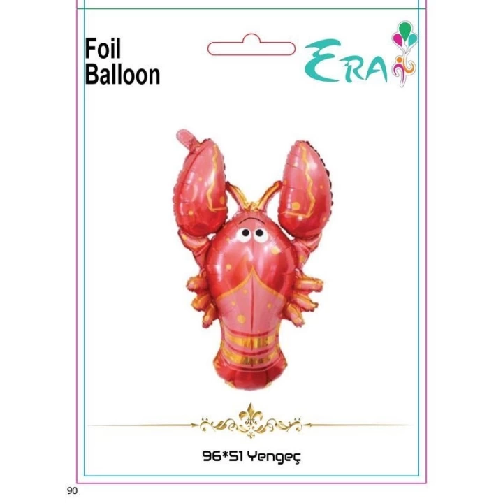 Folyo Balon Era Çin 96*51 Cm Yengeç