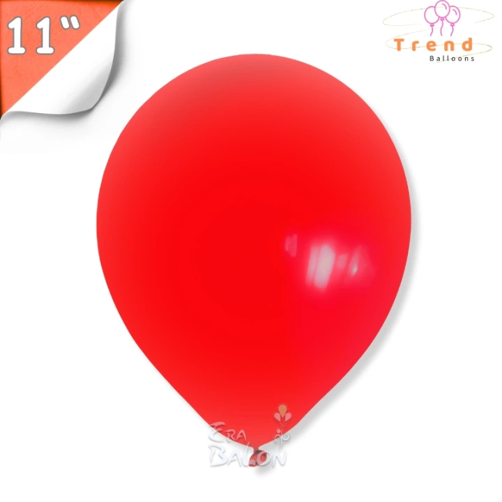 Pastel 11 Balon Trend Kırmızı