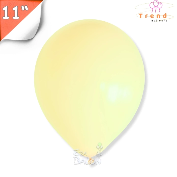 Makaron 12 Balon Trend Sarı