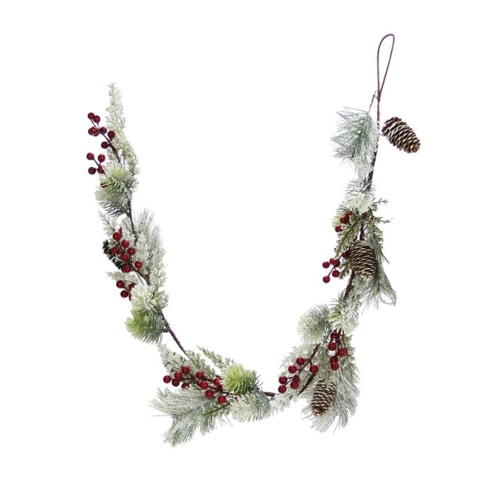 Garland Berryli Kozalaklı 130 cm