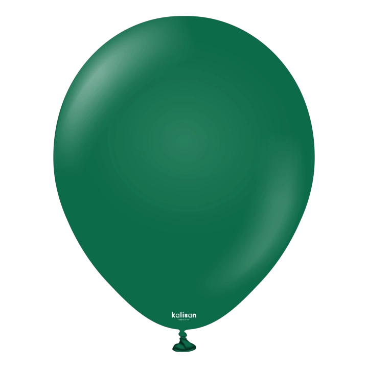 Pastel 18 Balon Jumbo Kalisan Koyu Yeşil 10lu (Dark Green)