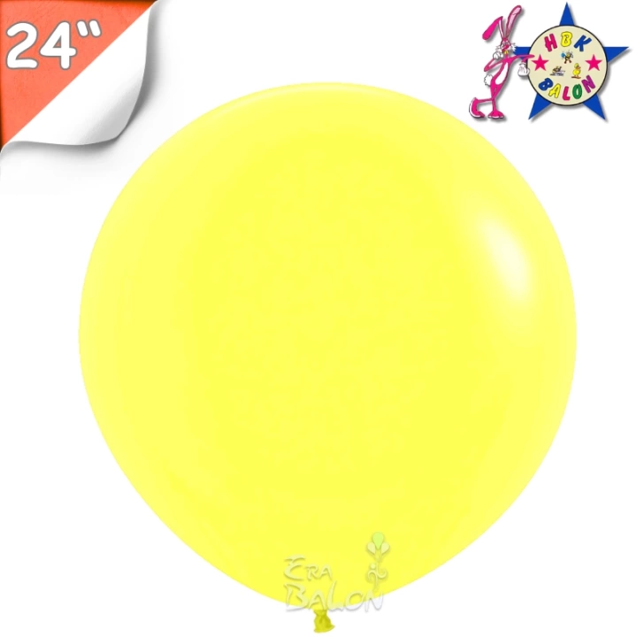 Pastel 24 Balon Jumbo Hbk Sarı 3lü