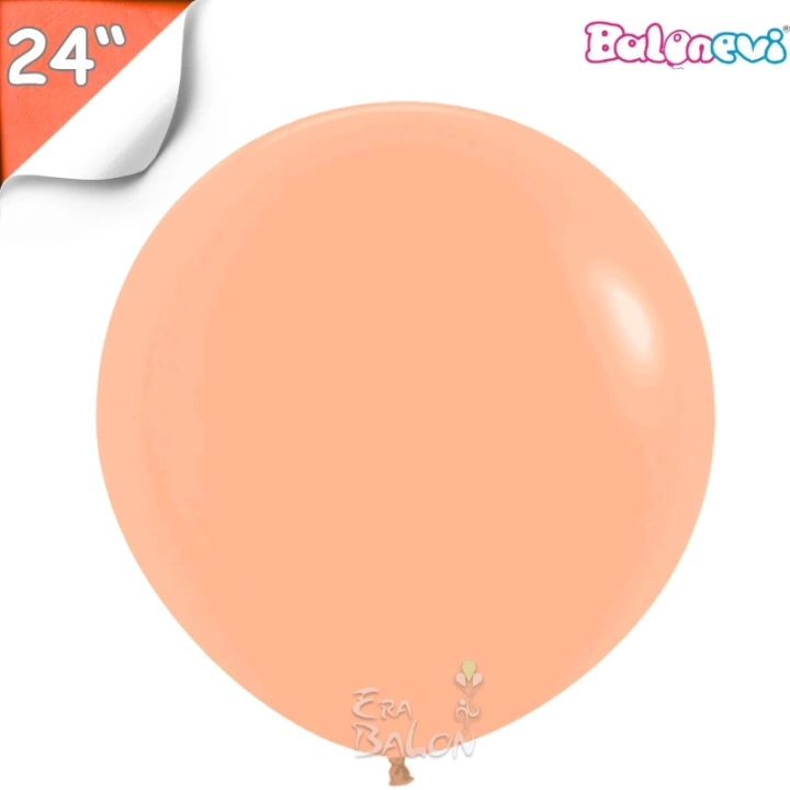 Pastel 24 Balon Jumbo Balonevi Somon 3lü