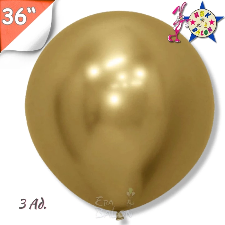 Krom 36 Hbk Balon Altın 3lü