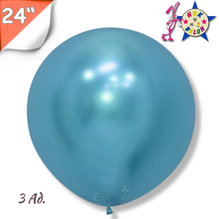 Krom 24 Hbk Balon Mavi 3lü Paket