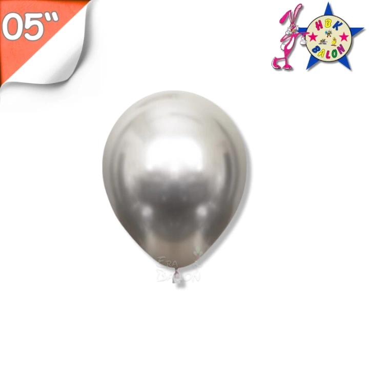 Krom 05 Balon Hbk Gümüş 100lü