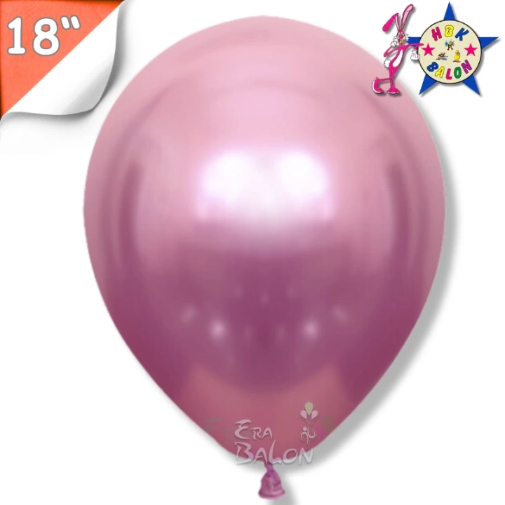 Krom 18 Hbk Balon Pembe 10lu