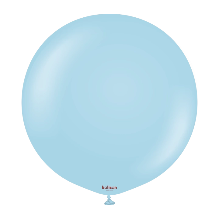 Makaron 18 Balon Jumbo Kalisan Mavi 10lu (Macaron Blue)