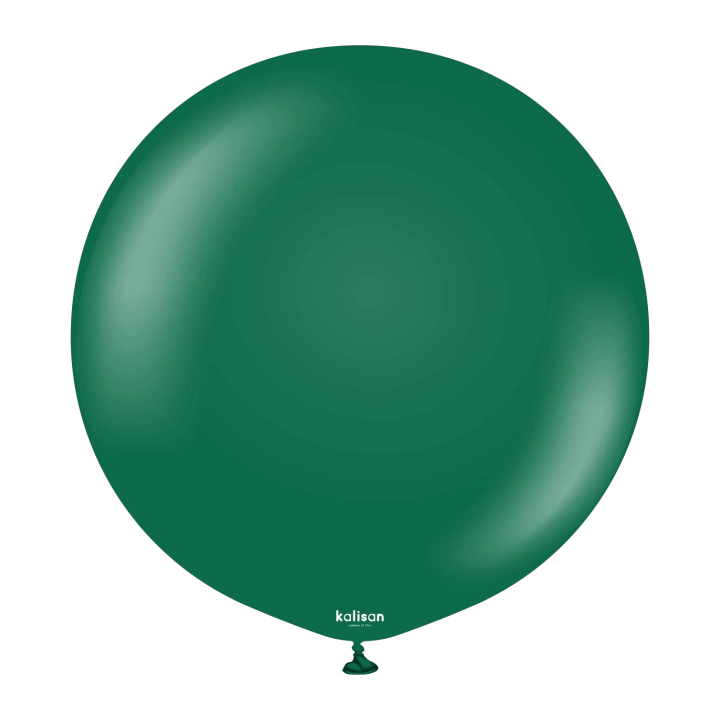 Pastel 24 Balon Jumbo Kalisan Koyu Yeşil (Dark Green) 2li