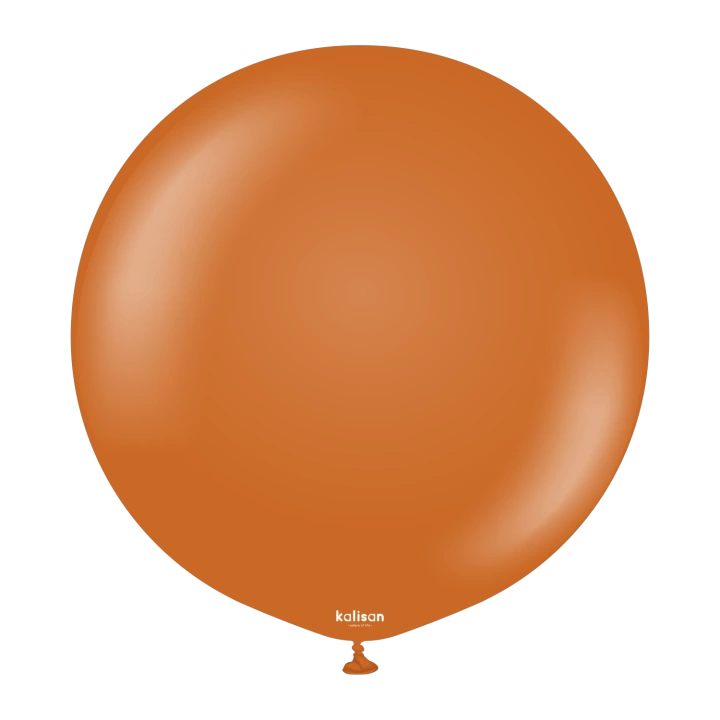 Retro 24 Balon Jumbo Kalisan Yanık Turuncu (Rust Orange) 2li