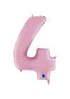 Folyo Rakam 40 Grabo Pastel Pembe -4-