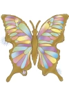 Folyo Balon Grabo 33 P. Opal Butterfly