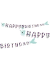 Banner Happy Bırthday Pırıltılı Deniz Kızı