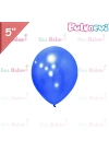 Metalik 05 Balon Balonevi Koyu Mavi