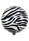 Folyo Balon Çin 18 Zebra Desen