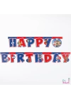 Banner Lisanslı Happy Bırthday Paw Patrol