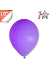 Pastel 10 Balon Hbk Mor