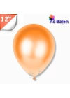 Metalik 12 Balon As Turuncu