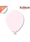 Makaron 12 Balon Kalisan Solgun Pembe (Macaron Pale Pink)