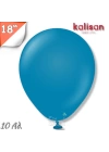 Retro 18 Balon Jumbo Kalisan Derin Okyanus 10lu (Deep Blue)