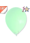 Makaron 18 Balon Jumbo Hbk Mint Yeşil 10lu