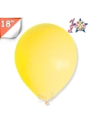 Pastel 18 Balon Jumbo Hbk Sarı 10lu