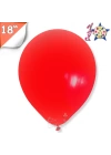 Pastel 18 Balon Jumbo Hbk Kırmızı 10lu