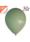 Pastel 18 Balon Jumbo Hbk Okaliptus 10lu