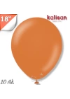 Pastel 18 Balon Jumbo Kalisan Karamel Kahve 10lu (Caramel Brown)