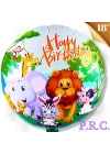 Folyo Balon Çin 18 Safari Happy Bırthday