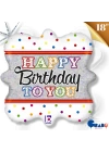 Folyo Balon 18 P. Grabo  Candle Birthday To You