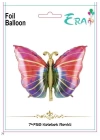 Folyo Balon Era Çin 74*50 Cm Kelebek Renkli