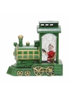 Küre Yeşil Tren Noel Baba Işıklı 11 Cm