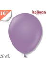 Retro 18 Balon Jumbo Kalisan Lavanta 10lu (Lavender)