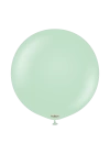 Makaron 18 Balon Jumbo Kalisan Mint Yeşil 10lu (Macaron Green)