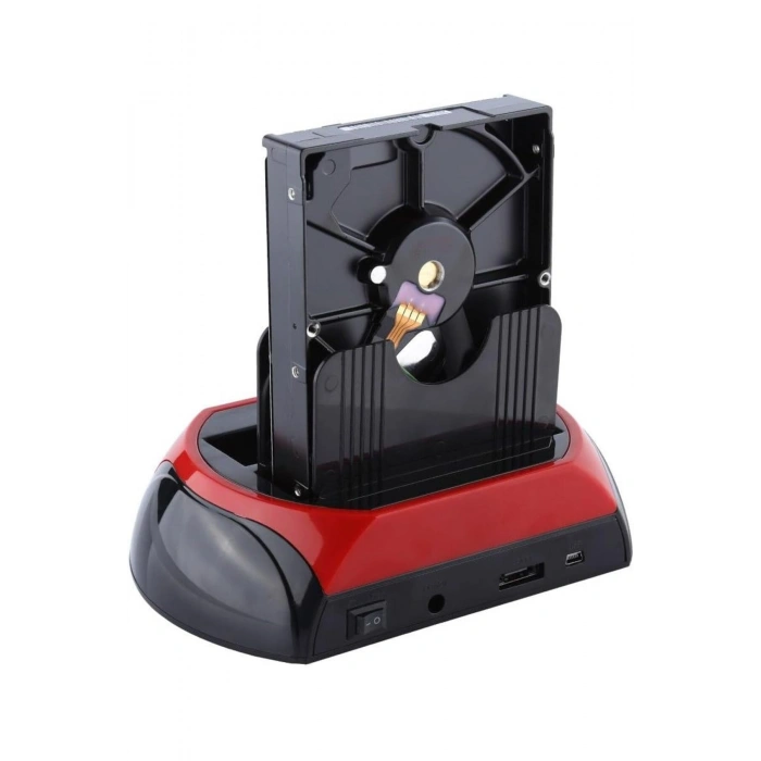 USB 2.0 Docking Combo 2.5 / 3.5 IDE SATA HDD Docking Station - Çoklu Kart Okuyucu ve USB Hub