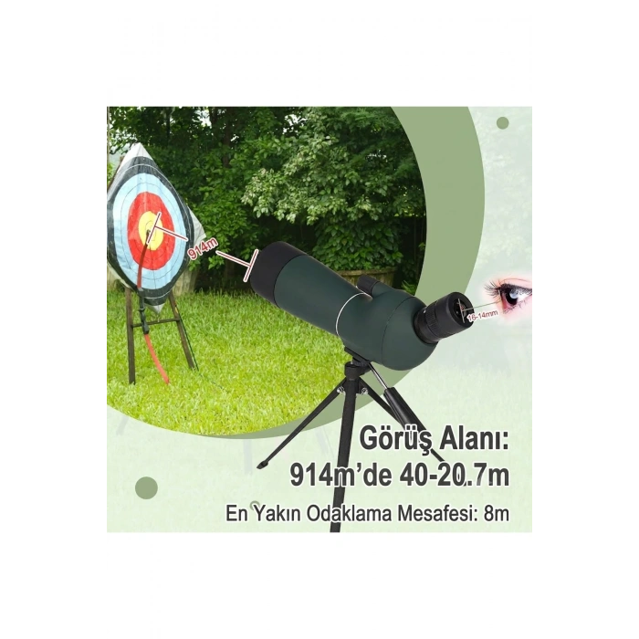 SVBONY SV28 25-75x70 Zoom Monoküler Teleskop / Dürbün