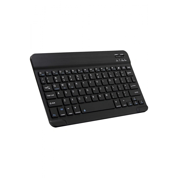 Mini Bluetooth Şarjlı ve Pilli Slim Rubber Kablosuz Klavye