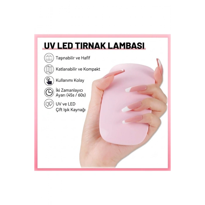Mini 6 Watt USB UV LED Tırnak Oje Kurutma Makinesi
