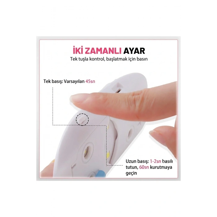 Mini 6 Watt USB UV LED Tırnak Oje Kurutma Makinesi