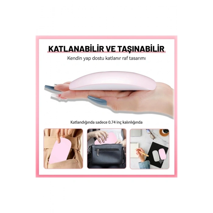 Mini 6 Watt USB UV LED Tırnak Oje Kurutma Makinesi