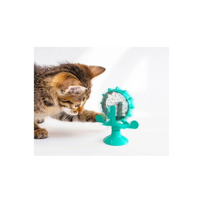 Akıllı Kedi Oyuncağı & Yavaş Besleme Özellikli İnteraktif Zeka Geliştirici Mama Dağıtıcı