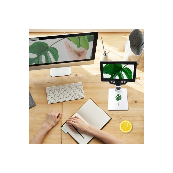 1000x Dijital 1080p 4.3 İnç LCD Ekranlı USB HD Mikroskop